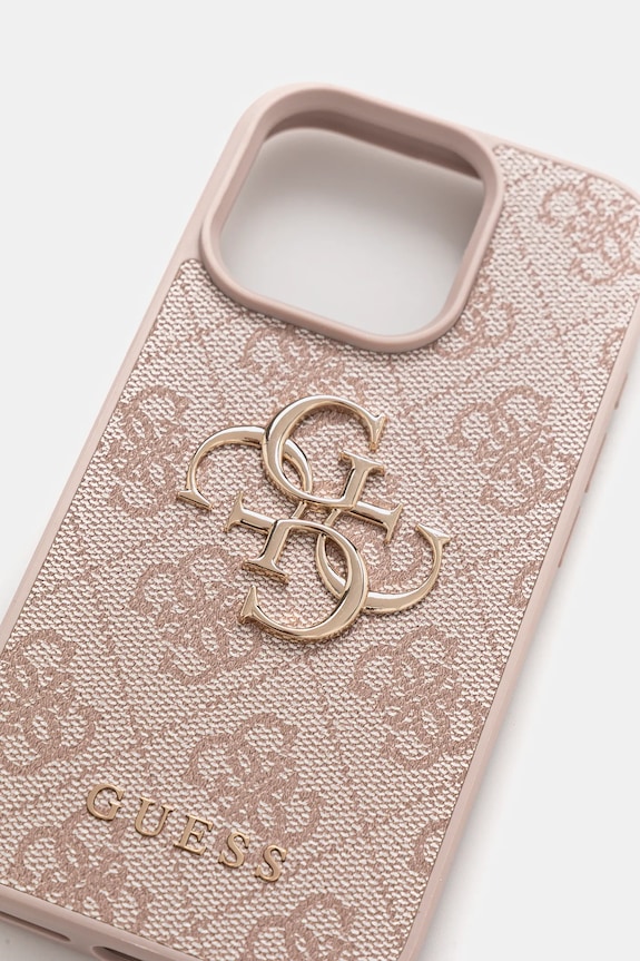 Guess telefon tok iPhone 16 Pro 6.3 GUHCP16L4GMGPI rózsaszín AA00