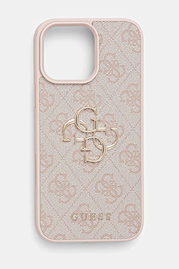 Θήκη κινητού Guess iPhone 16 Pro Max 6.9 απλικέ ροζ GUHCP16X4GMGPI