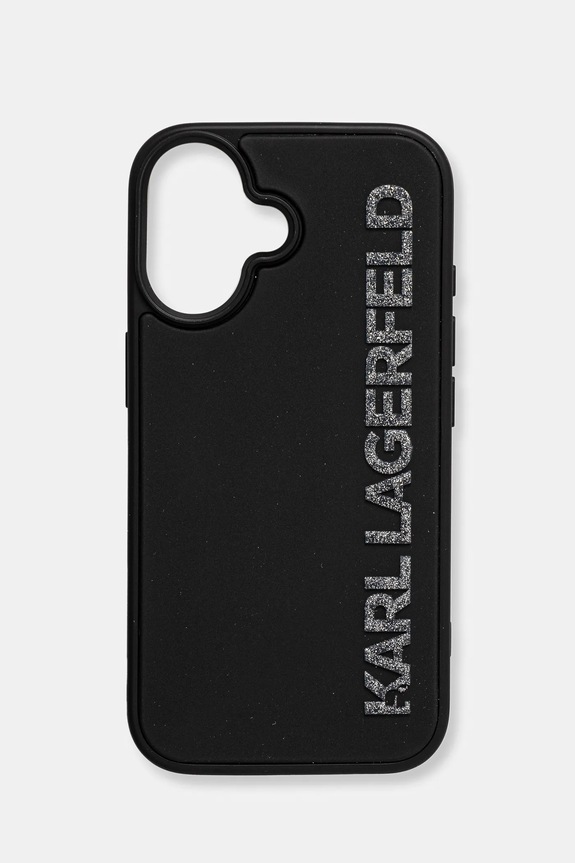 Karl Lagerfeld etui na telefon iPhone 16 aplikacja czarny KLHCP16SRBKGVCK
