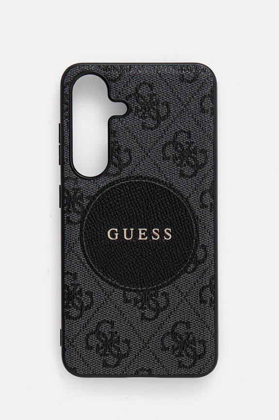 Guess Husa pentru telefon Samsung Galaxy S25 pentru telefon negru GUHMS25SP4PGRSGK