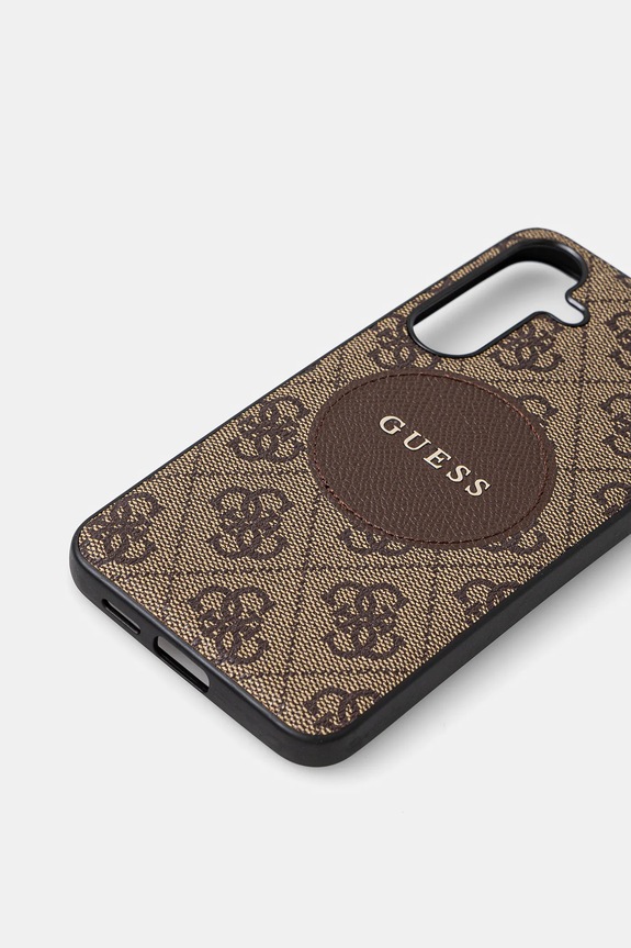 Guess Husa pentru telefon Samsung Galaxy S25+ GUHMS25MP4PGRSGW maro AA00