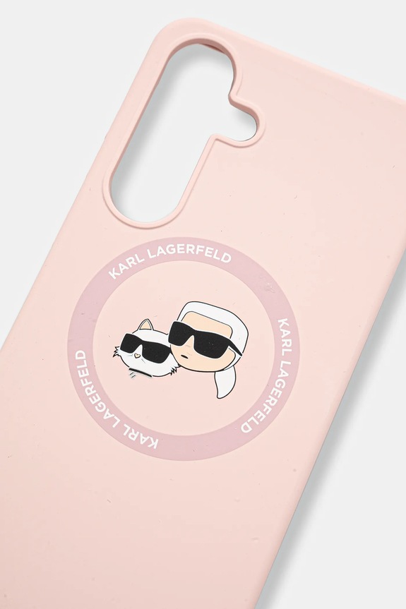 Karl Lagerfeld Husa pentru telefon Samsung Galaxy S25+ KLHMS25MSKCHTCP roz AA00