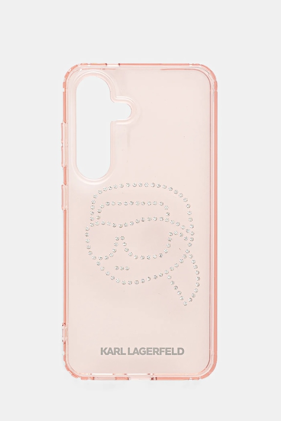 Etui za telefon Karl Lagerfeld Samsung Galaxy S25 za telefon roza KLHCS25SHKHDCELP