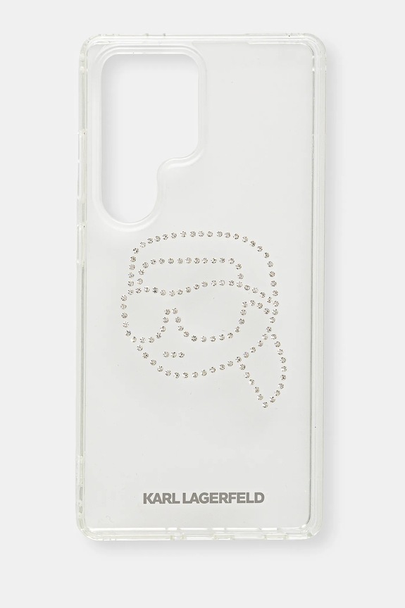 Karl Lagerfeld custodia per telefono Samsung Galaxy S25 Ultra semplice transparente KLHCS25LHKHDCELT
