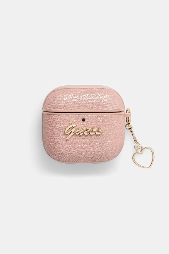 Guess pokrowiec na airpods 4 Gift Box różowy GUA4PGMCSP