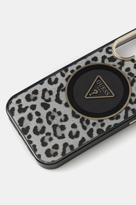 Guess telefon tok iPhone 16 GUHMP16SHLORSSK fekete AA00
