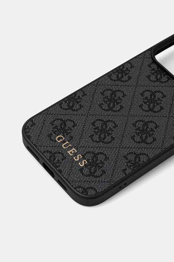 Guess telefon tok iPhone 16 Pro Max GUHCP16XG4GFGR fekete AA00