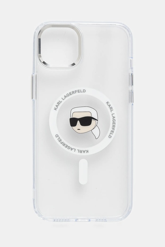 Etui za telefon Karl Lagerfeld iPhone 15 Plus za telefon bijela KLHMP15MHLSKIH