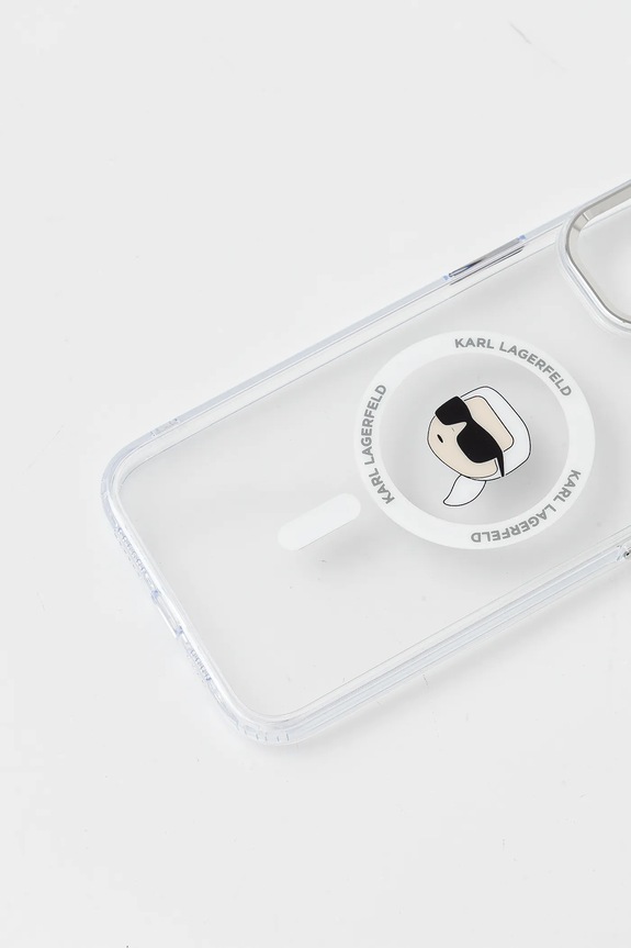 Etui za telefon Karl Lagerfeld iPhone 15 Plus KLHMP15MHLSKIH bijela AA00