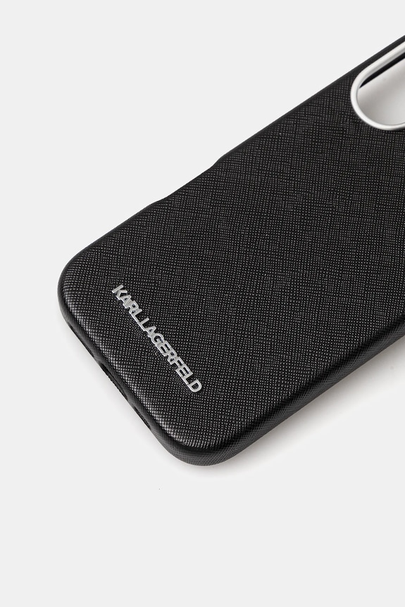 Karl Lagerfeld etui na telefon iPhone 16 KLHMP16SPSAFWMCK czarny AA00