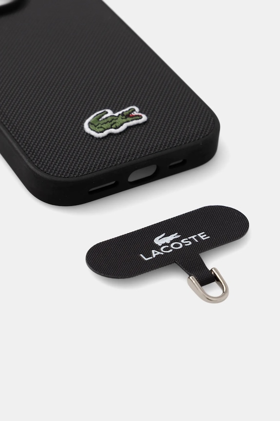 Θήκη κινητού Lacoste iPhone 16 Pro LCHMBCP16LPVCK μαύρο AA00