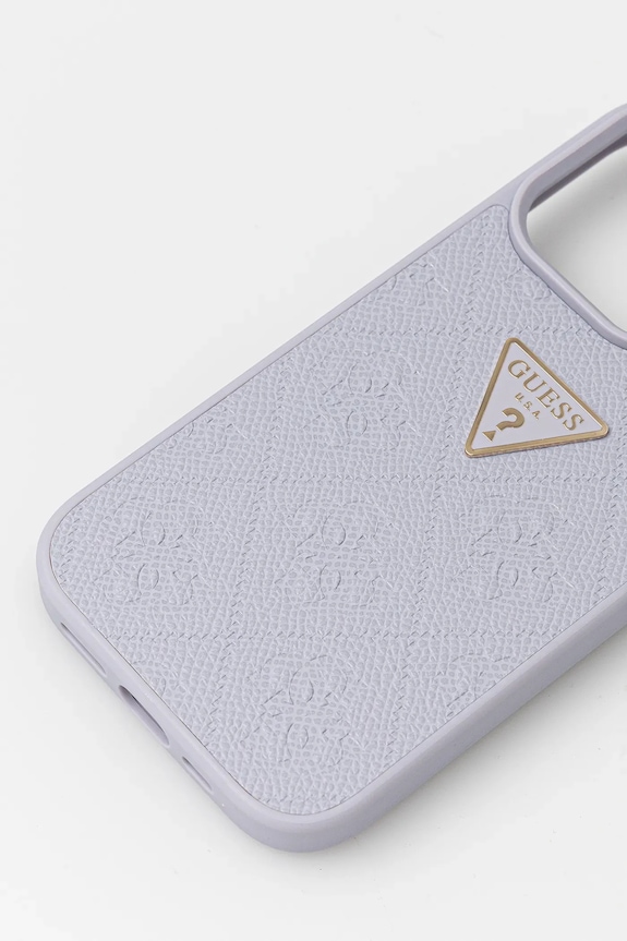 Etui za telefon Guess iPhone 16 Pro GUHCP16LPGP4STRU ljubičasta AA00