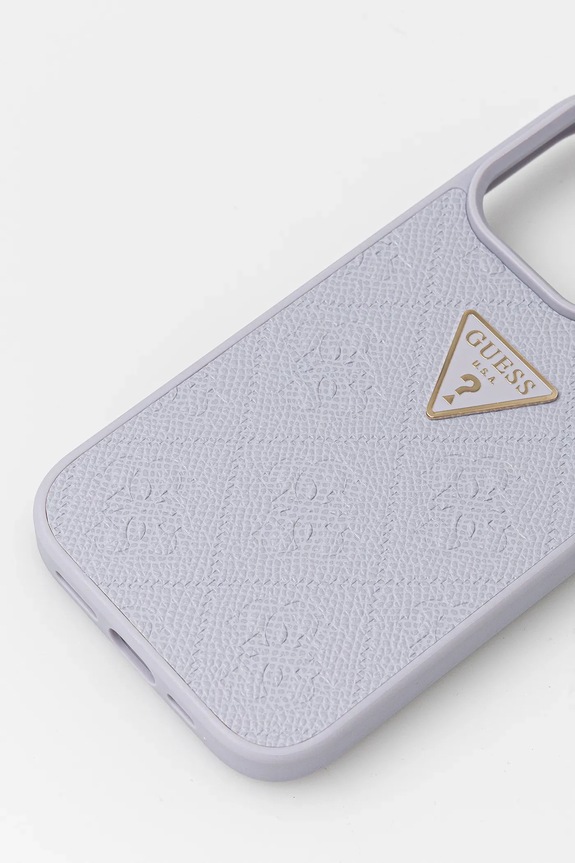 Etui za telefon Guess iPhone 16 Pro GUHCP16LPGP4STRU ljubičasta AA00