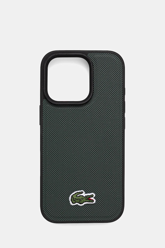 Θήκη κινητού Lacoste iPhone 16 Pro για τηλέφωνο πράσινο LCHMP16LPVCE