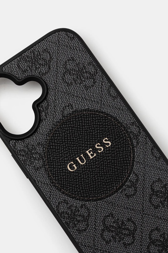 Guess iPhone 16 GUHMP16SP4PGRSGK μαύρο AA00