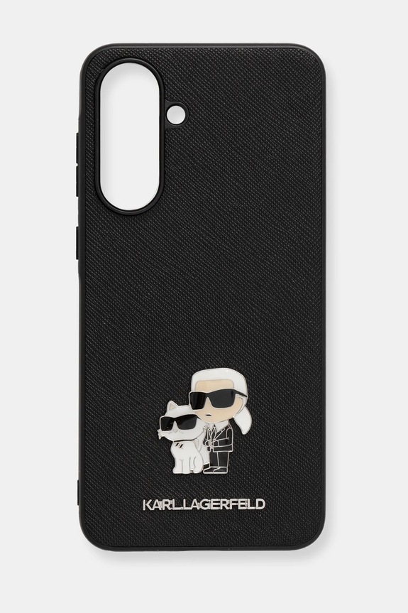 Karl Lagerfeld telefon tok Samsung Galaxy A56 telefonhoz fekete KLHCSA56PSAKCMPK