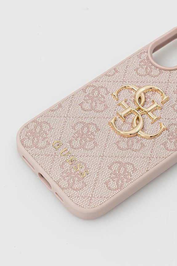 Guess telefon tok iPhone 16 GUHCP16S4GMGPI rózsaszín AA00