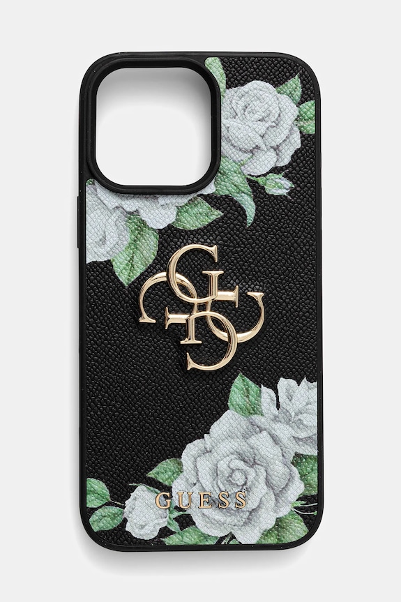 Etui za telefon Guess iPhone 16 Pro Max za telefon crna GUHCP16XPGROP4MK
