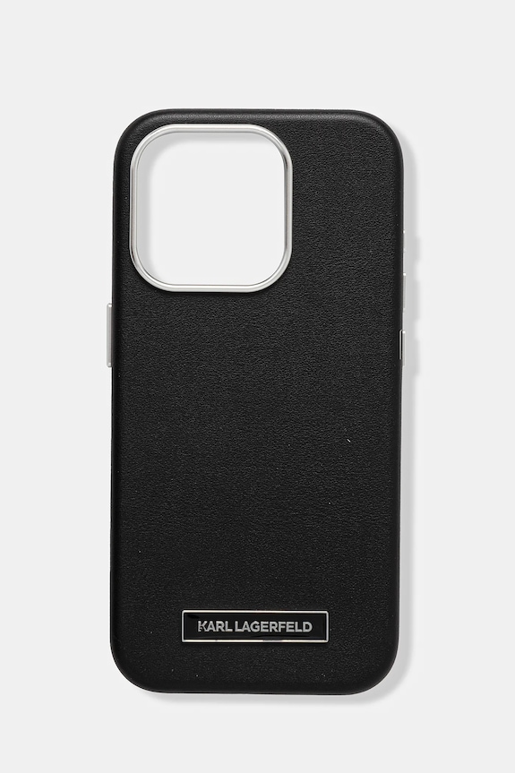 Karl Lagerfeld etui na telefon iPhone 15 Pro na telefon czarny KLHMP15LPGMSRPK