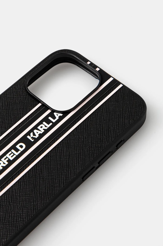 Чохол на телефон Karl Lagerfeld iPhone 15 Pro Max KLHCP15XPAMSCNSP чорний AA00