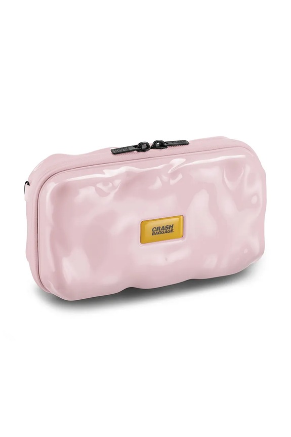 Crash Baggage trusă cosmetică MINI ICON TONE ON TONE 22x12x8 cm sintetic roz CB373