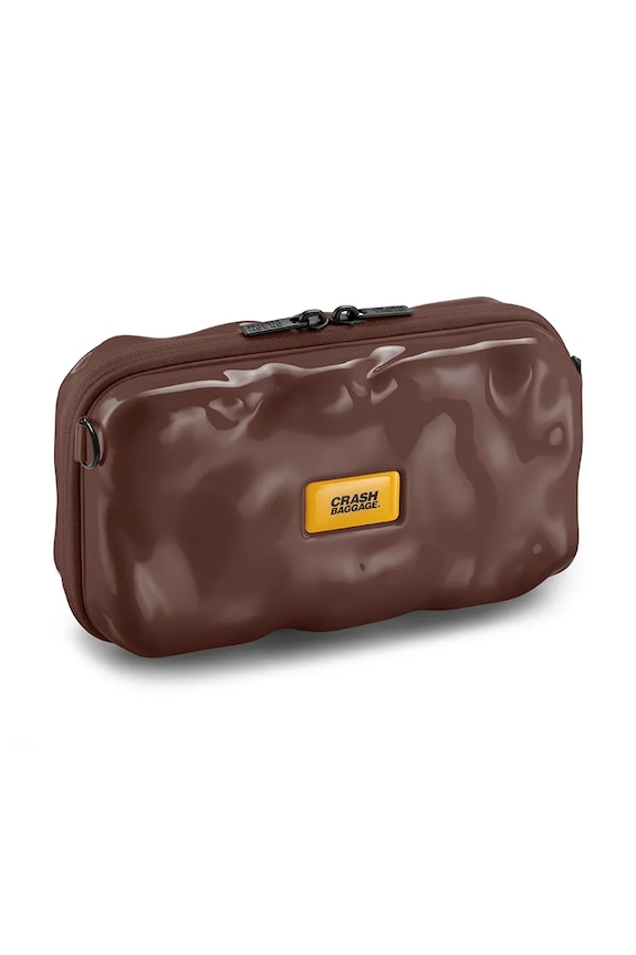 Crash Baggage trusă cosmetică MINI ICON TONE ON TONE 22x12x8 cm maro CB373