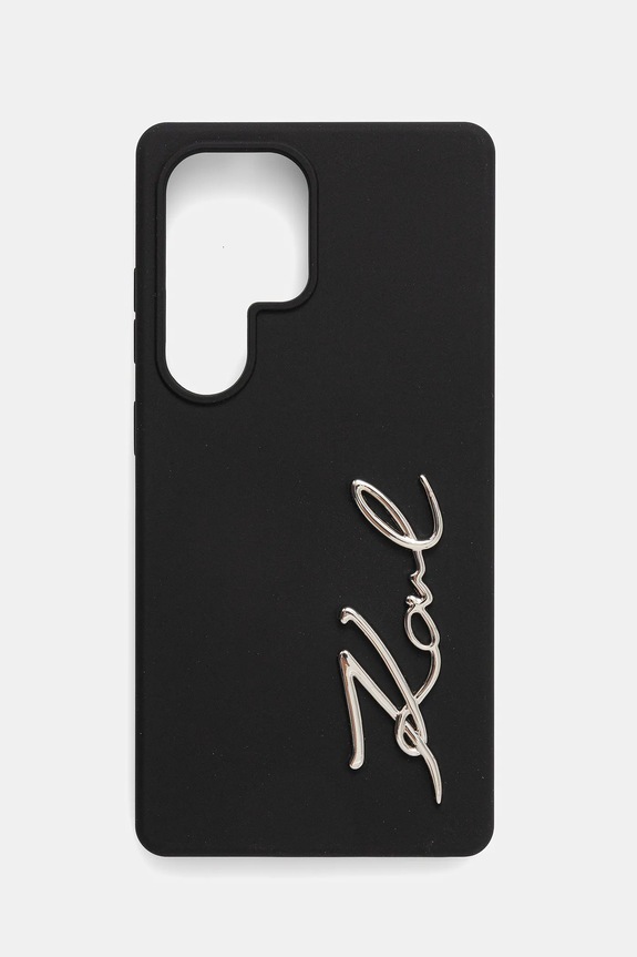 Θήκη κινητού Karl Lagerfeld Samsung Galaxy S25 Ultra για τηλέφωνο μαύρο KLHCS25LSCMSMVK