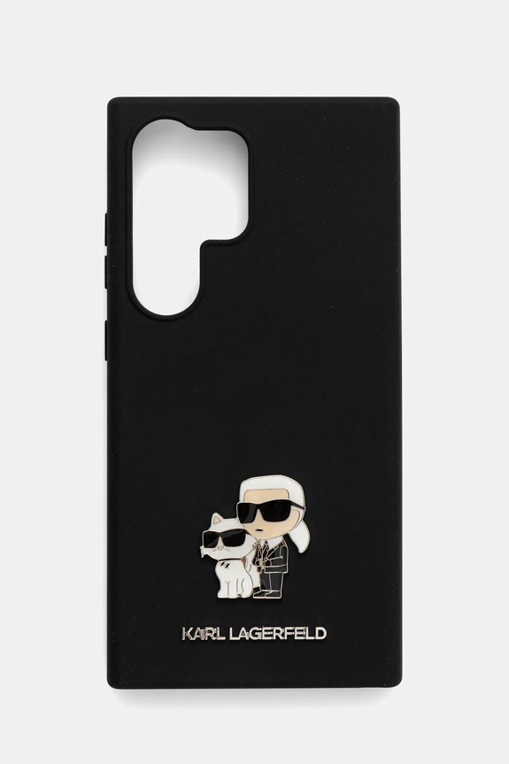Obal na telefon Karl Lagerfeld Samsung S24 Ultra na mobil černá KLHCS24LSMHKCNPK