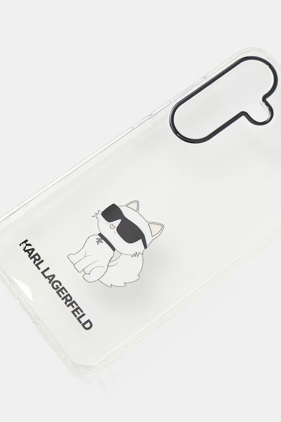 Obal na telefon Karl Lagerfeld Samsung S24 Ultra KLHCS24SHNCHTCT průhledná AA00