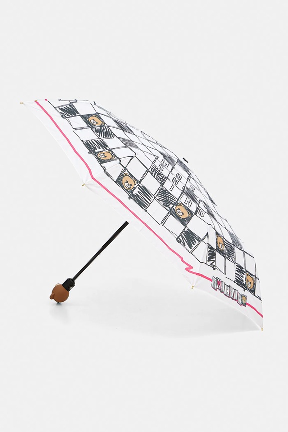 Dáždnik Moschino biela 8620.openclose
