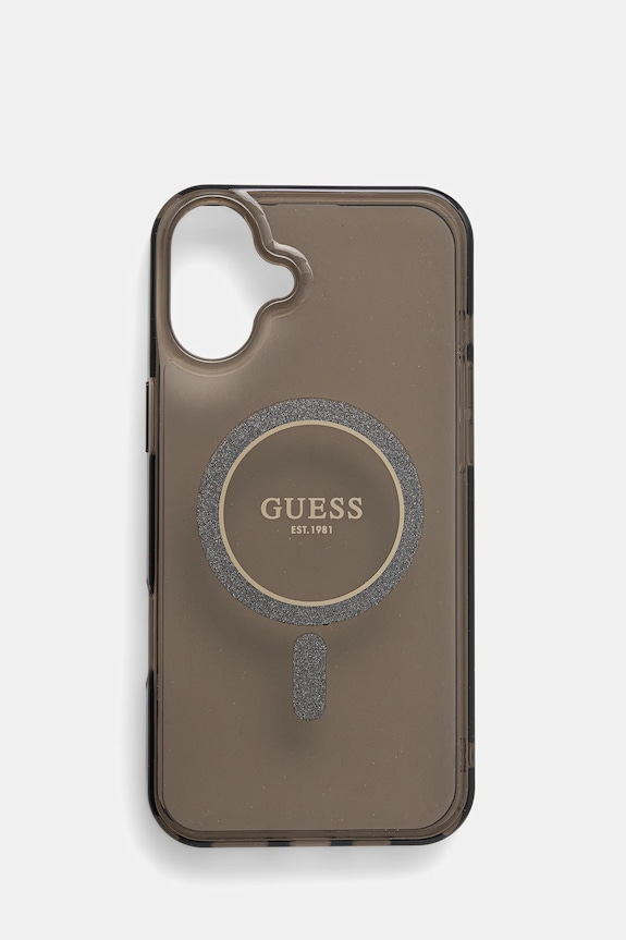 Puzdro na mobil Guess iPhone 16 Plus 6.7" na mobil hnedá GUHMP16MHFGEREK