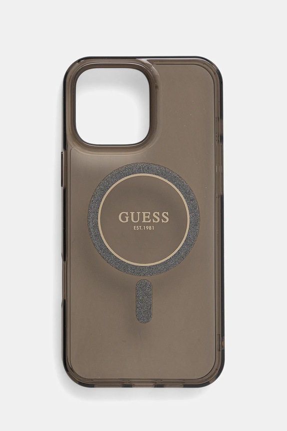 Θήκη κινητού Guess iPhone 16 Pro Max 6.9" για τηλέφωνο καφέ GUHMP16XHFGEREK