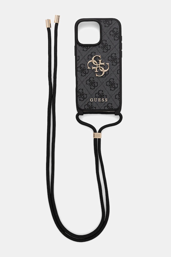 Etui za telefon Guess iPhone 16 Pro Max za telefon crna GUHCP16XP4GMGCRK