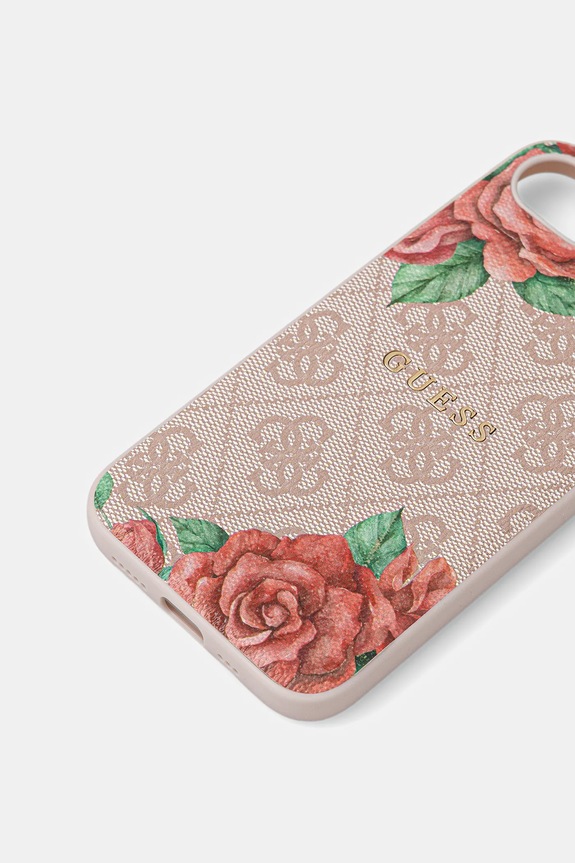 Puzdro na mobil Guess iPhone 16e GUHMPSE4P4ROPEMCP ružová AA00