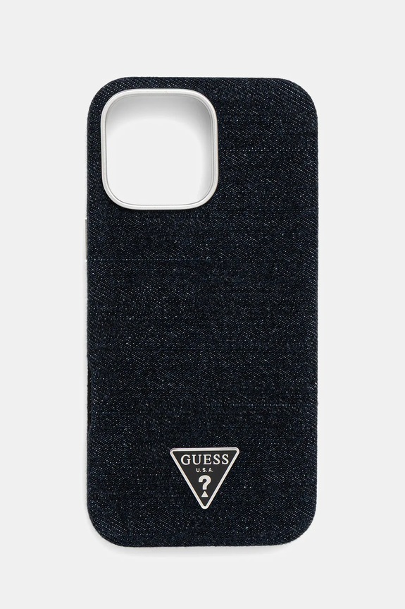Guess custodia per telefono iPhone 16 Pro Max custodia per telefono nero GUHMP16XRJFWTLK