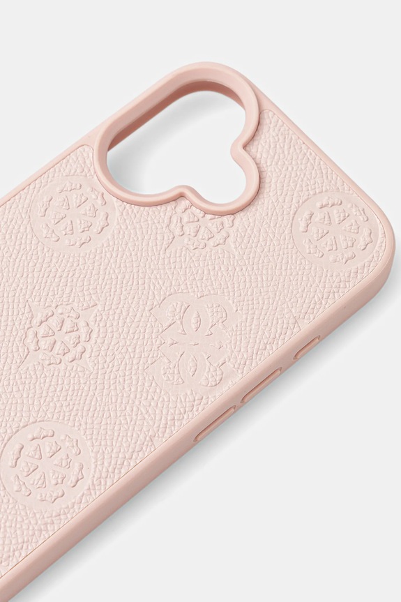 Guess custodia per telefono iPhone 16 GUHMP16SPGBTMP rosa AA00