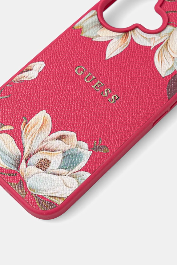 Etui za telefon Guess iPhone 16 GUHMP16SPGNMPLMF roza AA00