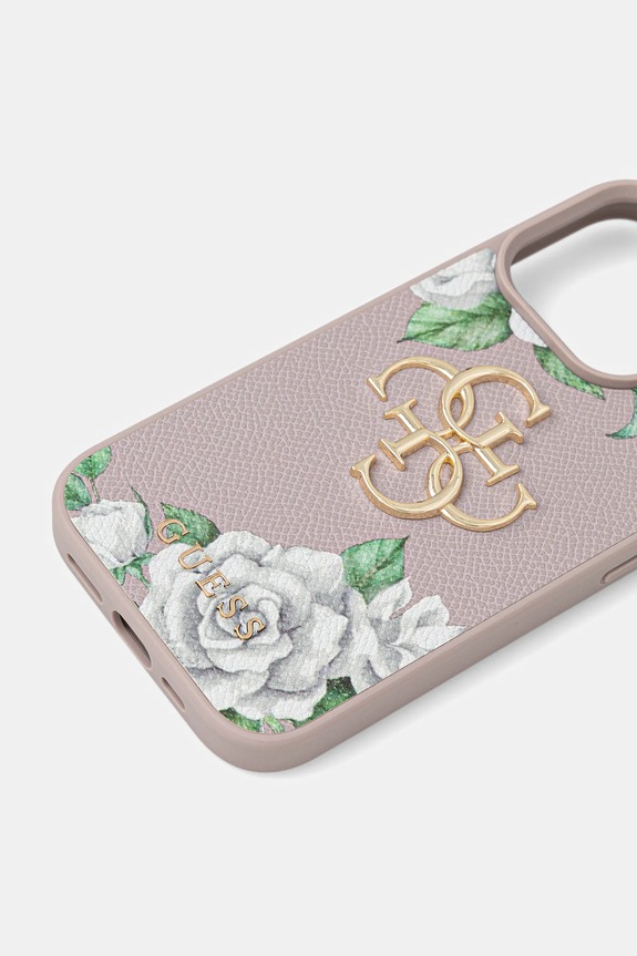 Guess custodia per telefono iPhone 16 Pro GUHCP16LPGROP4MU violetto AA00