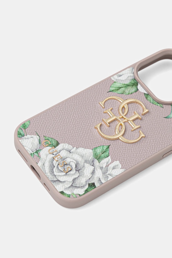 Guess custodia per telefono iPhone 16 Pro GUHCP16LPGROP4MU violetto AA00