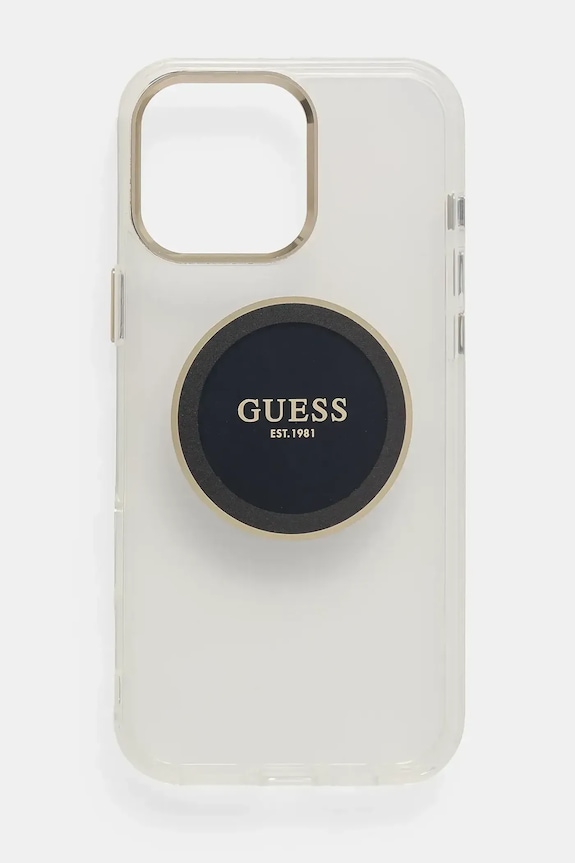 Etui za telefon Guess iPhone 16 Pro Max za telefon crna GUHMP16XHTDRCEDK