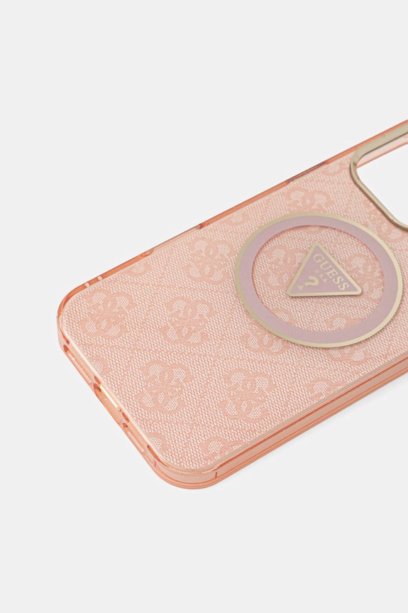 Guess custodia per telefono iPhone 16 Pro Max GUHMP16XHG4PRTGP rosa AA00
