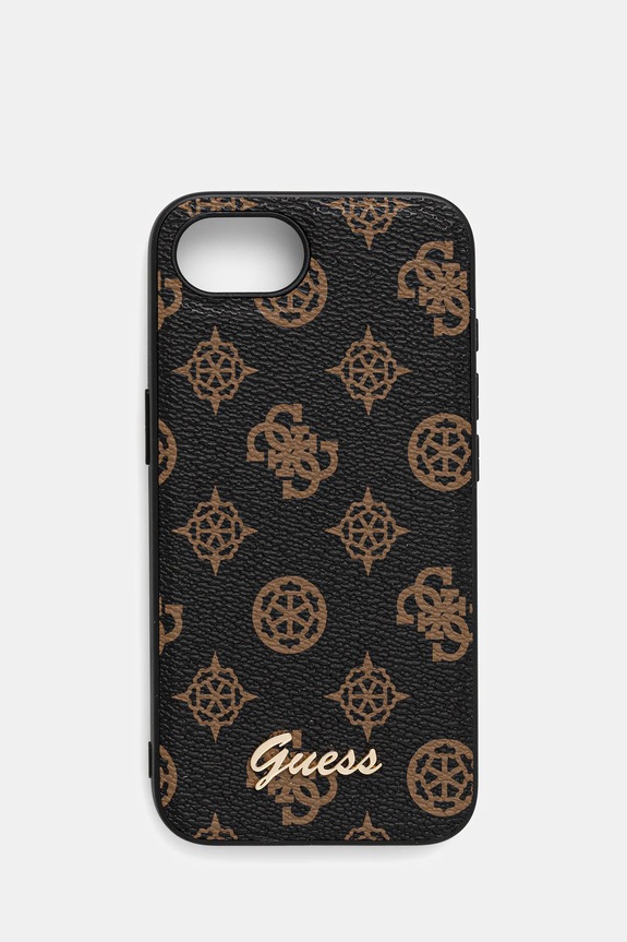Puzdro na mobil Guess iPhone 16e na mobil čierna GUHMPSE4PGPYSK