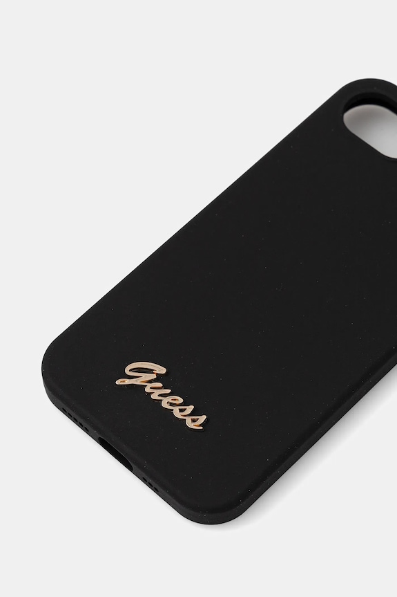 Puzdro na mobil Guess iPhone 16e GUHMPSE4SMBSLK čierna AA00