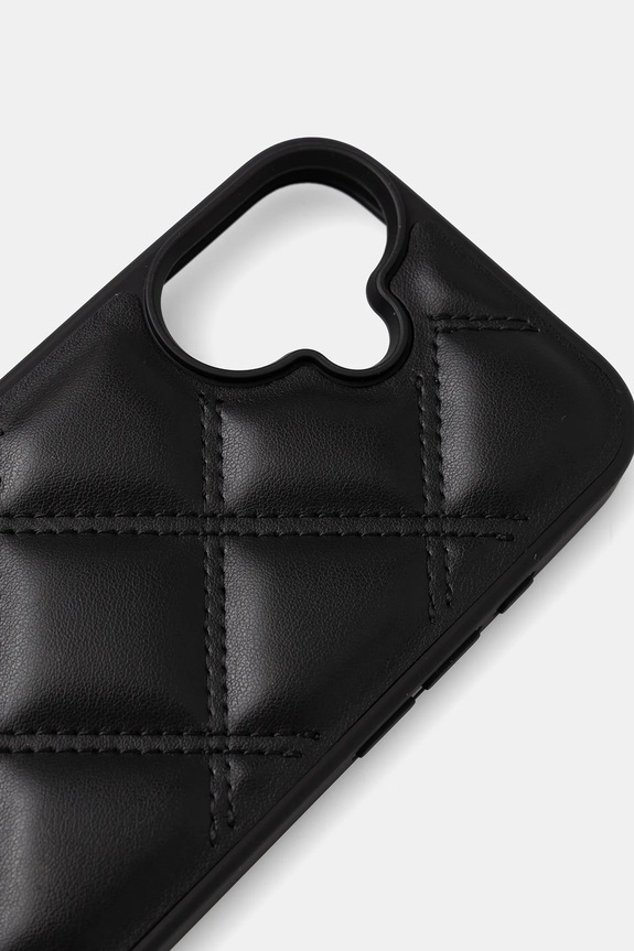 Karl Lagerfeld husă pentru telefon iPhone 16 KLHCP16SPSQSKLSMSK negru AA00