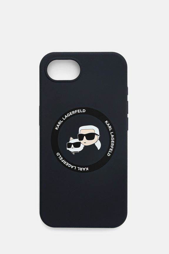 Karl Lagerfeld custodia per telefono iPhone 16e nero KLHMPSE4SKCHTCK
