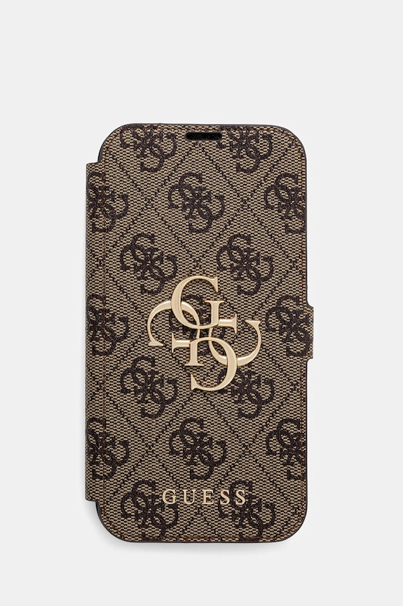 Guess custodia per telefono iPhone 15 Pro 6.1" custodia per telefono marrone GUBKP15L4GMGBR