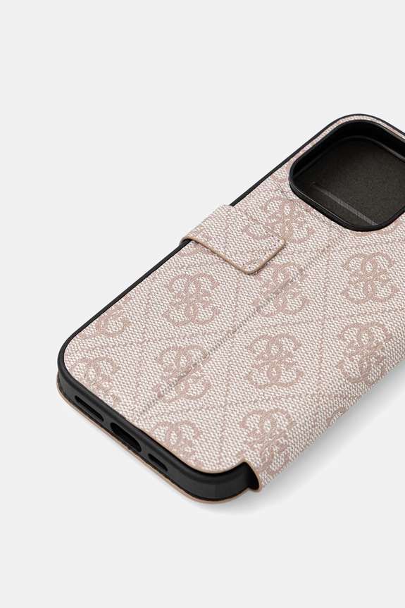 Puzdro na mobil Guess iPhone 15 Pro 6.1" GUBKP15L4GMGPI ružová AA00