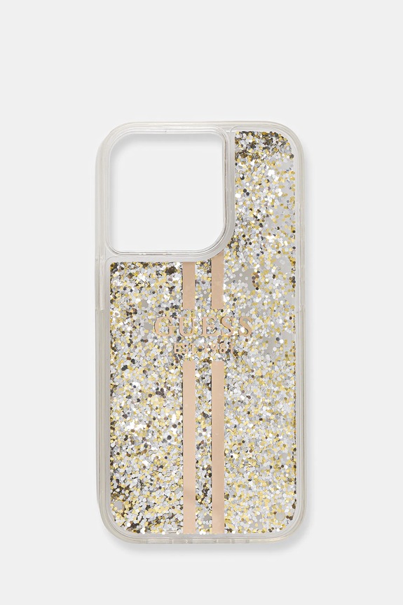 Guess custodia per telefono iPhone 15 Pro 6.1" stampa all-over transparente GUHCP15LLFCSEGT