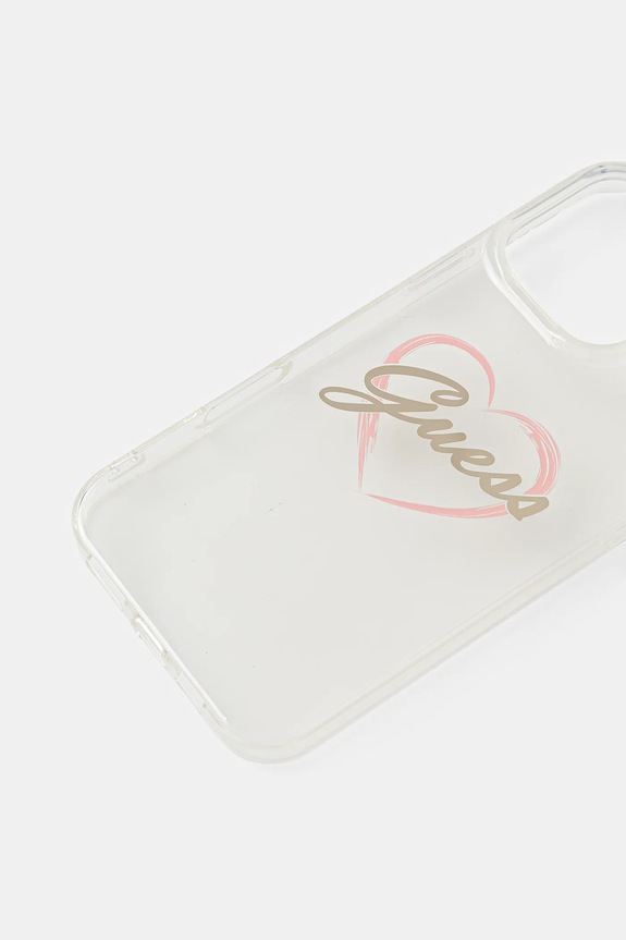 Guess custodia per telefono iPhone 16 Pro Max 6.9" GUHCP16XHCHGSPT transparente AA00