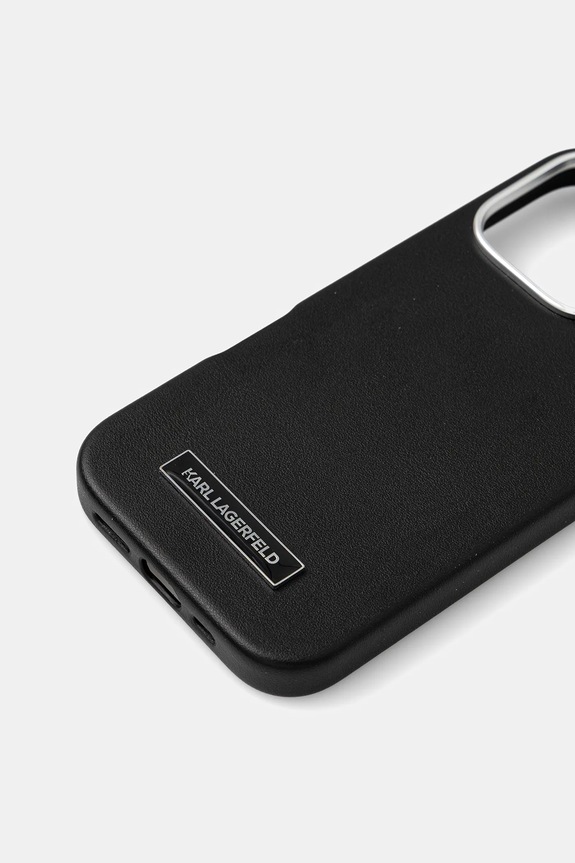 Karl Lagerfeld custodia per telefono iPhone 16 Pro 6.3" KLHMP16LPGMSRPK nero AA00
